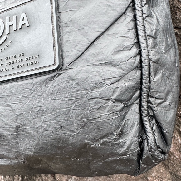 ALOHA Collection Gray Mini Tote / Crossbody Splash-Proof Travel Bag - Picture 8 of 13